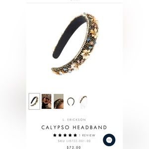 NWT stunning beaded headband never worn